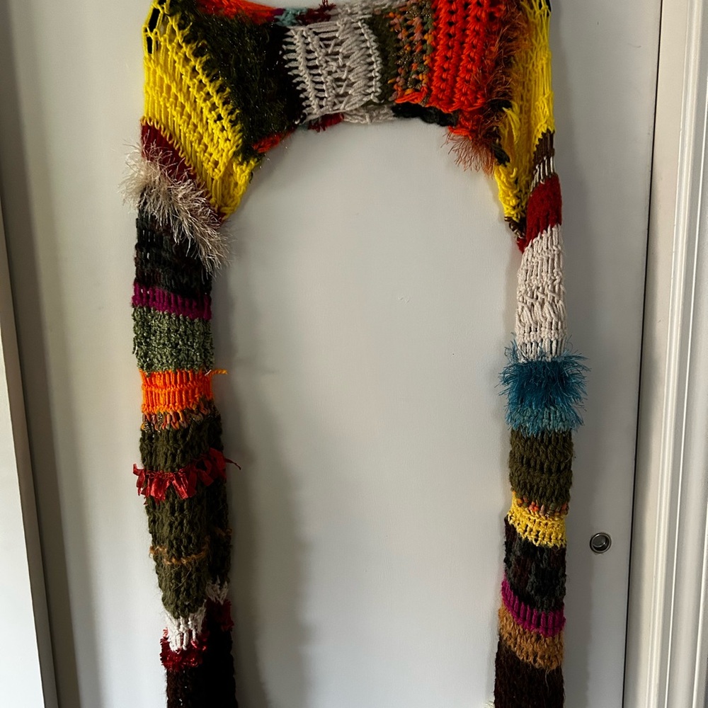 Multicolor Knit Bolero